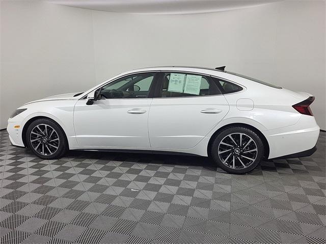Photo of 2021 Quartz White Hyundai SONATA