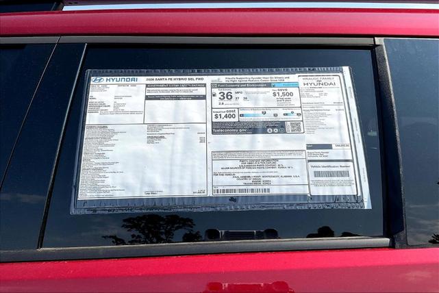 Photo of 2026 Red Hyundai SANTA FE HEV