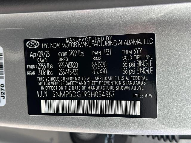 Photo of 2025 Shimmering Silver Hyundai SANTA FE HEV