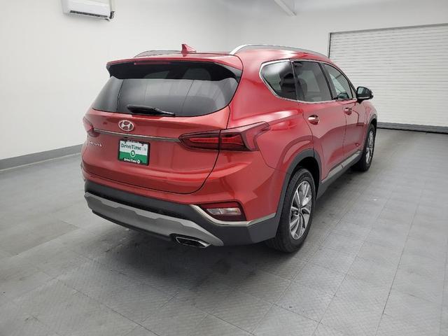 Photo of 2020 Calypso Red Hyundai SANTA FE