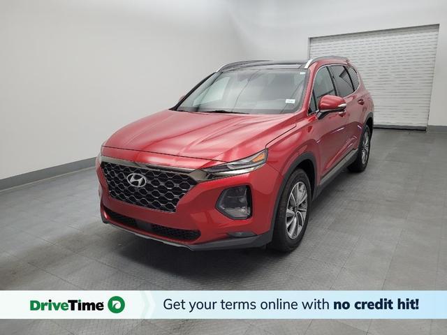 Photo of 2020 Calypso Red Hyundai SANTA FE