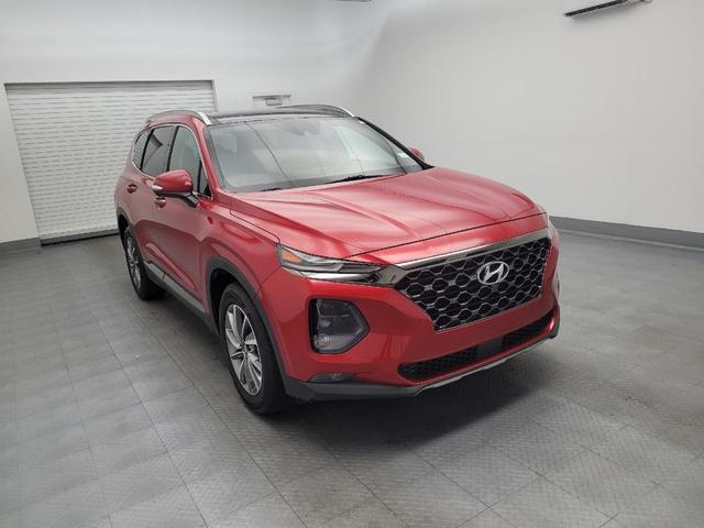 Photo of 2020 Calypso Red Hyundai SANTA FE