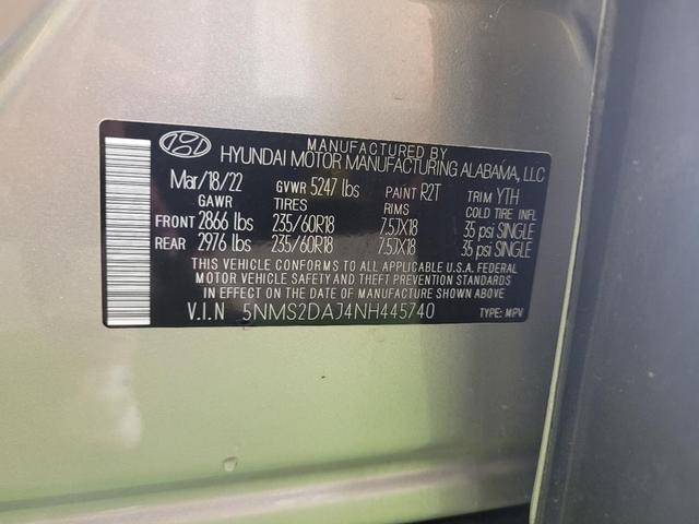 Photo of 2022 Shimmering Silver Hyundai SANTA FE