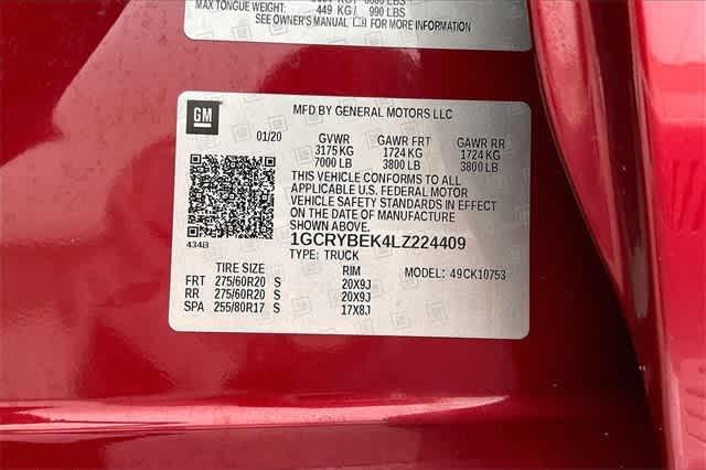 Photo of 2020 Cajun Red Tintcoat Chevrolet Silverado 1500
