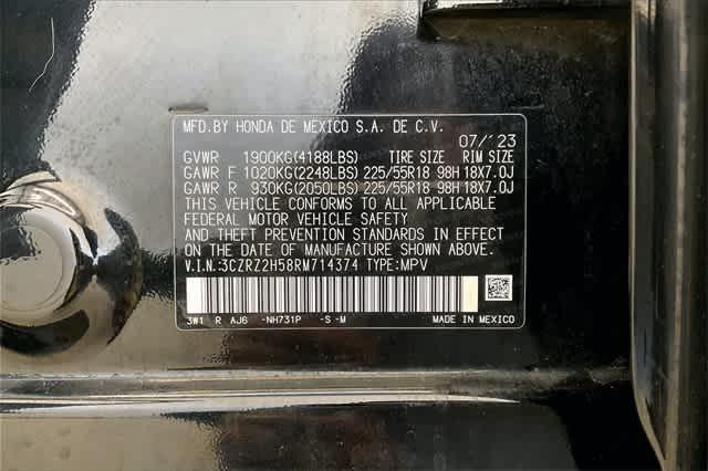 Photo of 2024 Crystal Black Pearl Honda HR-V