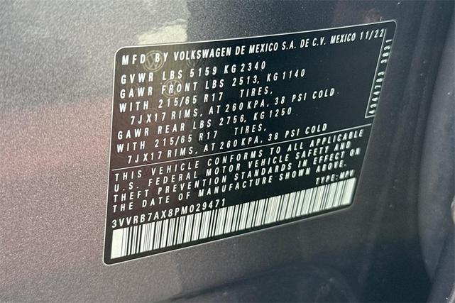 Photo of 2023 Platinum Gray Metallic Volkswagen Tiguan