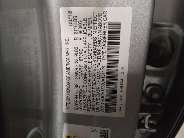 Photo of 2018 Lunar Silver Metallic Honda Accord