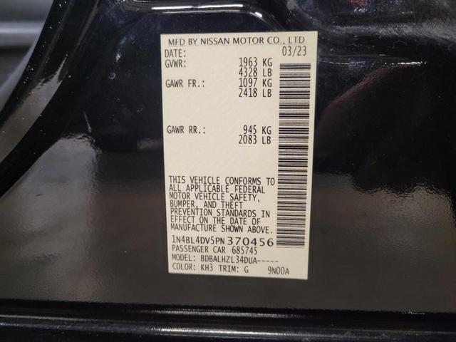 Photo of 2023 Super Black Nissan Altima