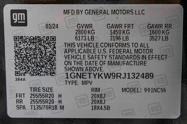 Photo of 2024 Mosaic Black Metallic Chevrolet Traverse