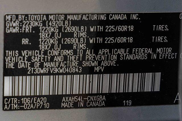 Photo of 2019 Silver Toyota RAV4 Hybrid