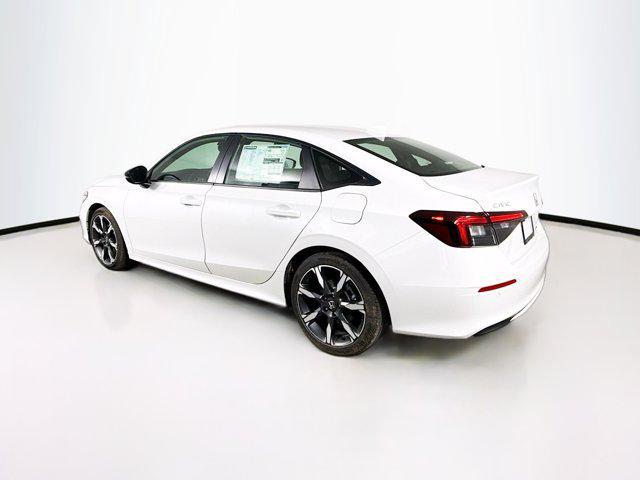 Photo of 2025 Platinum White Pearl Honda Civic Hybrid