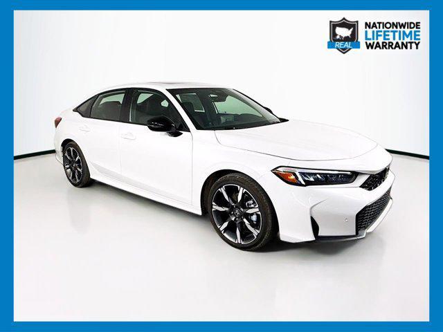Photo of 2025 Platinum White Pearl Honda Civic Hybrid