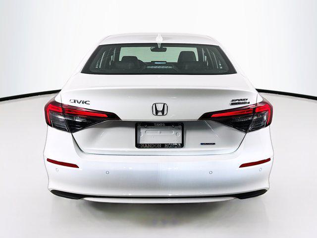 Photo of 2025 Platinum White Pearl Honda Civic Hybrid