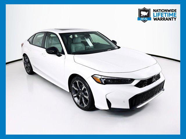 Photo of 2025 Platinum White Pearl Honda Civic Hybrid