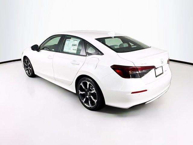 Photo of 2025 Platinum White Pearl Honda Civic Hybrid