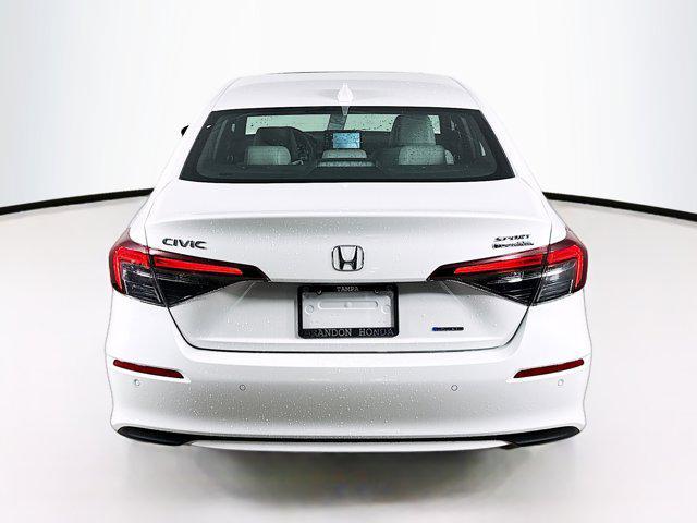 Photo of 2025 Platinum White Pearl Honda Civic Hybrid
