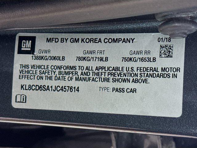 Photo of 2018 Nightfall Gray Metallic Chevrolet Spark