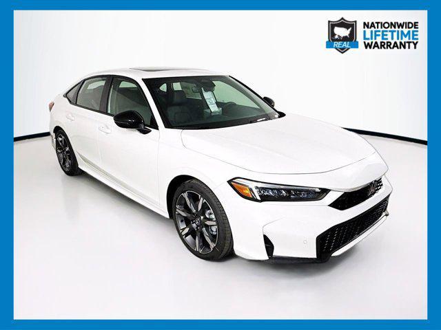 Photo of 2025 Platinum White Pearl Honda Civic Hybrid