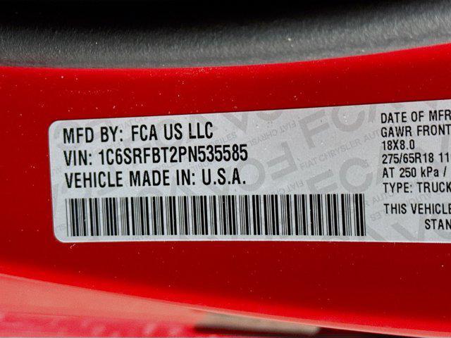 Photo of 2023 Flame Red Clearcoat RAM 1500