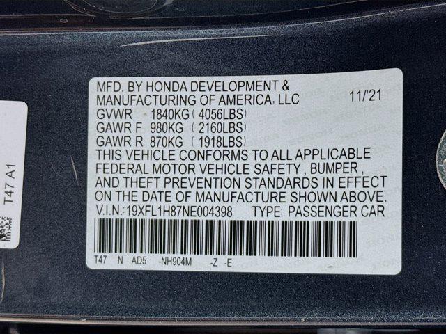 Photo of 2022 Gray Honda Civic