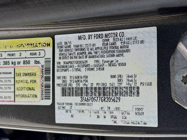 Photo of 2016 Magnetic Ford Fusion