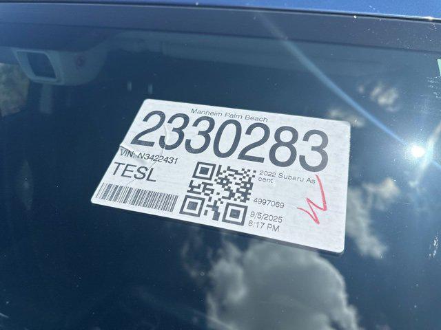 Photo of 2022 Abyss Blue Subaru Ascent