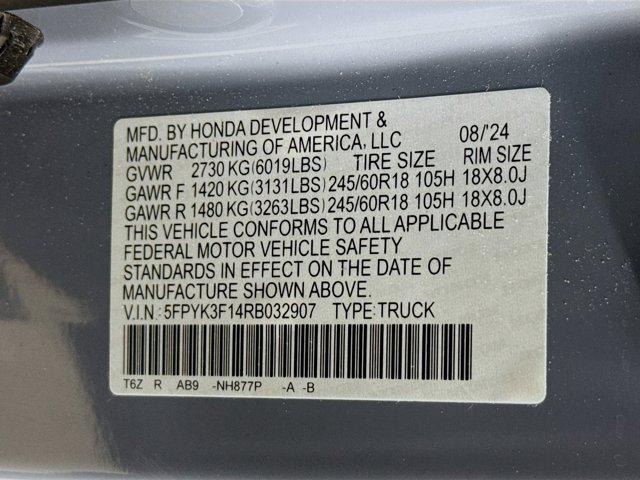 Photo of 2024 Diffused Sky Pearl Honda Ridgeline