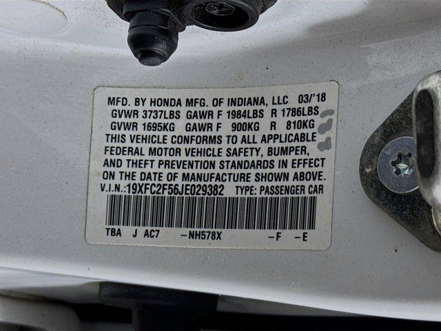 Photo of 2018 White Honda Civic
