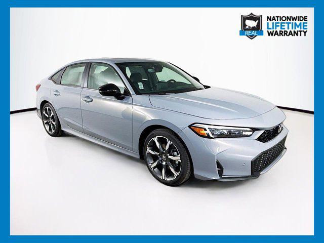 Photo of 2025 Urban Gray Pearl Honda Civic Hybrid
