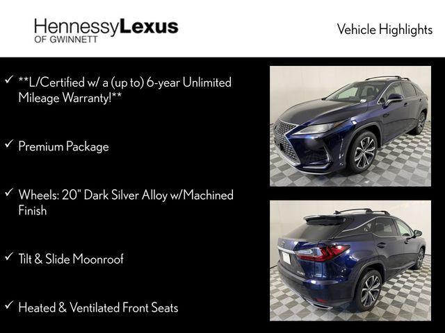 Photo of 2022 Nightfall Mica Lexus RX 350