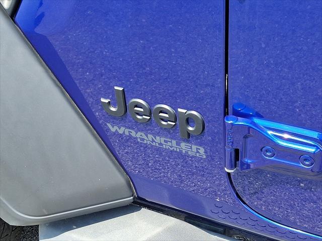 Photo of 2020 Ocean Blue Jeep Wrangler Unlimited