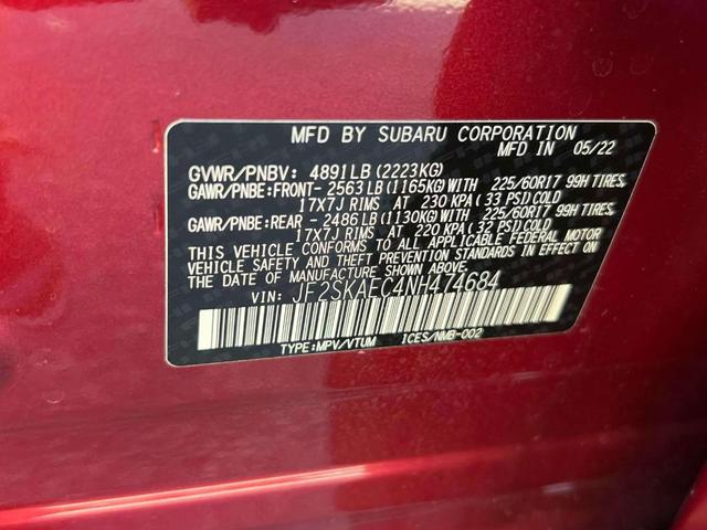 Photo of 2022 Crimson Red Pearl Subaru Forester