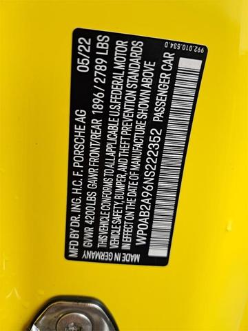 Photo of 2022 Racing Yellow Porsche 911