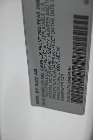 Photo of 2022 Glacier White Metallic Audi S4