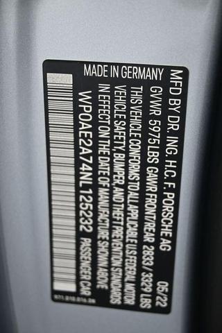 Photo of 2022 Dolomite Silver Metallic Porsche Panamera