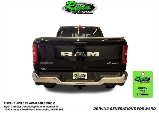 Photo of 2025 Diamond Black Crystal Pearlcoat RAM 1500