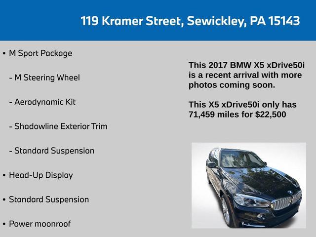 Photo of 2017 Black Sapphire Metallic BMW X5