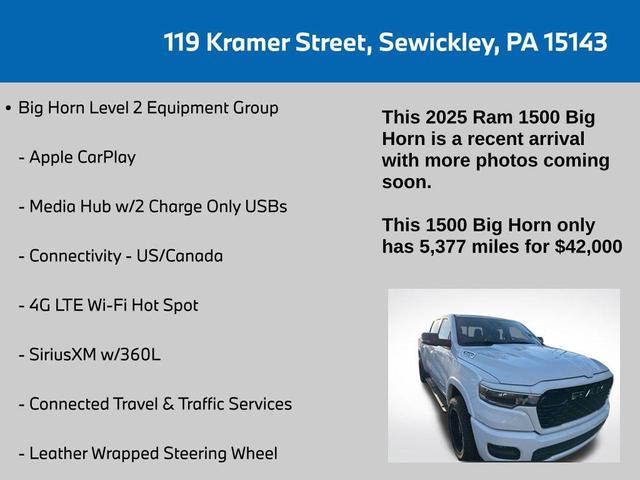 Photo of 2025 Bright White Clearcoat RAM 1500
