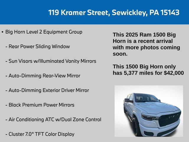 Photo of 2025 Bright White Clearcoat RAM 1500