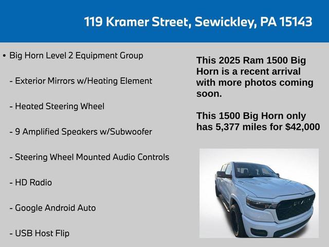 Photo of 2025 Bright White Clearcoat RAM 1500