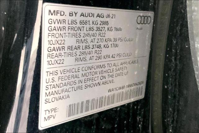 Photo of 2021 Orca Black Metallic Audi SQ8
