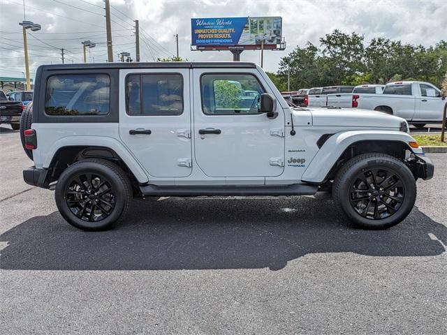 Photo of 2022 Bright White Clearcoat Jeep Wrangler Unlimited 4xe