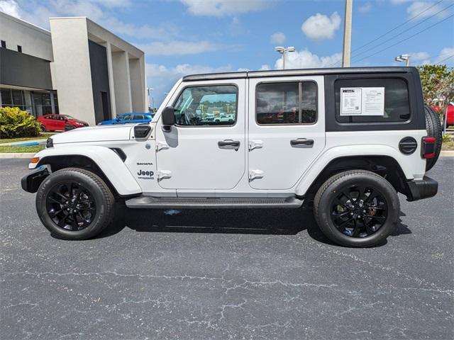 Photo of 2022 Bright White Clearcoat Jeep Wrangler Unlimited 4xe