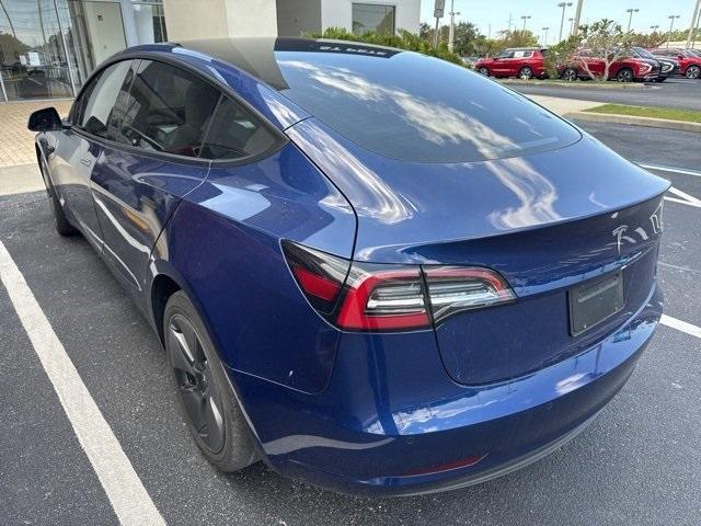 Photo of 2022 Blue Tesla Model 3