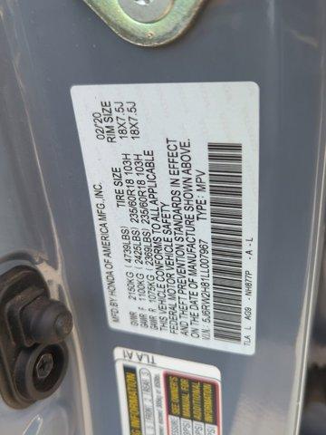 Photo of 2020 Sonic Gray Pearl Honda CR-V