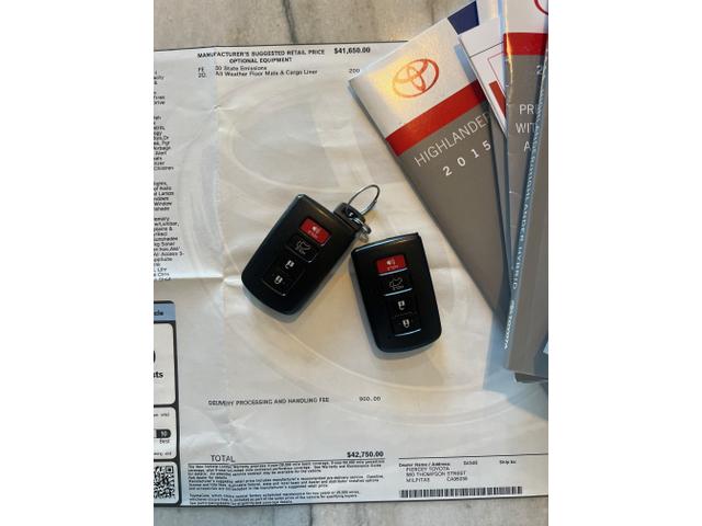 Photo of 2015 Gray Toyota Highlander