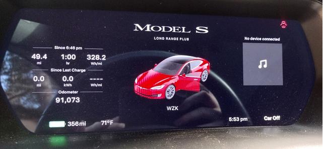 Photo of 2021 Red Tesla Model S