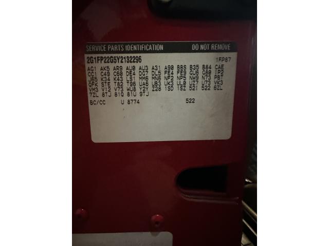 Photo of 2000 Red Chevrolet Camaro