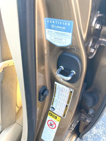 Photo of 2007 Gold Lexus ES 350