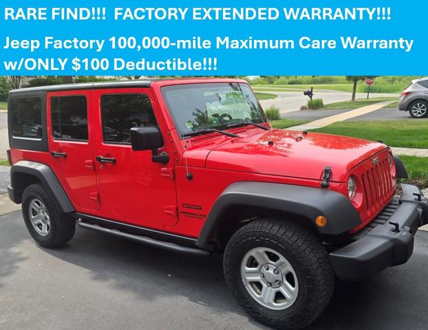 Photo of 2017 Red Jeep Wrangler Unlimited